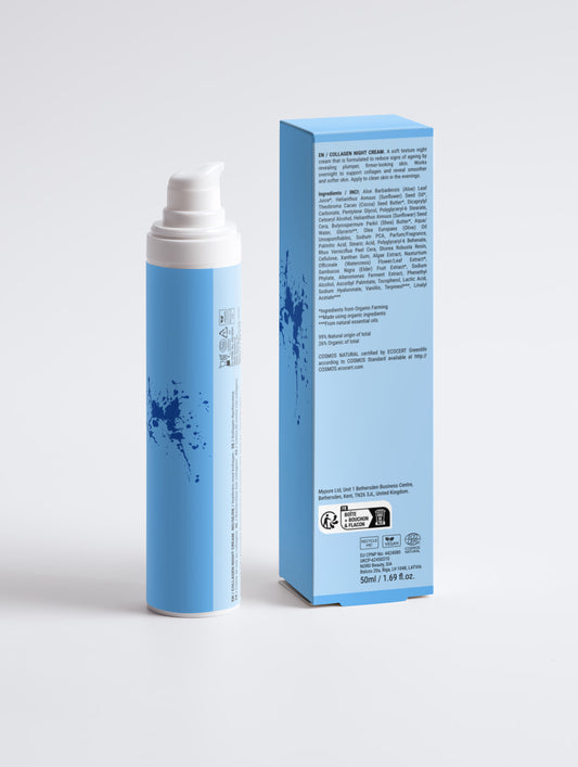 Crema de Noche Antiedad con Colágeno