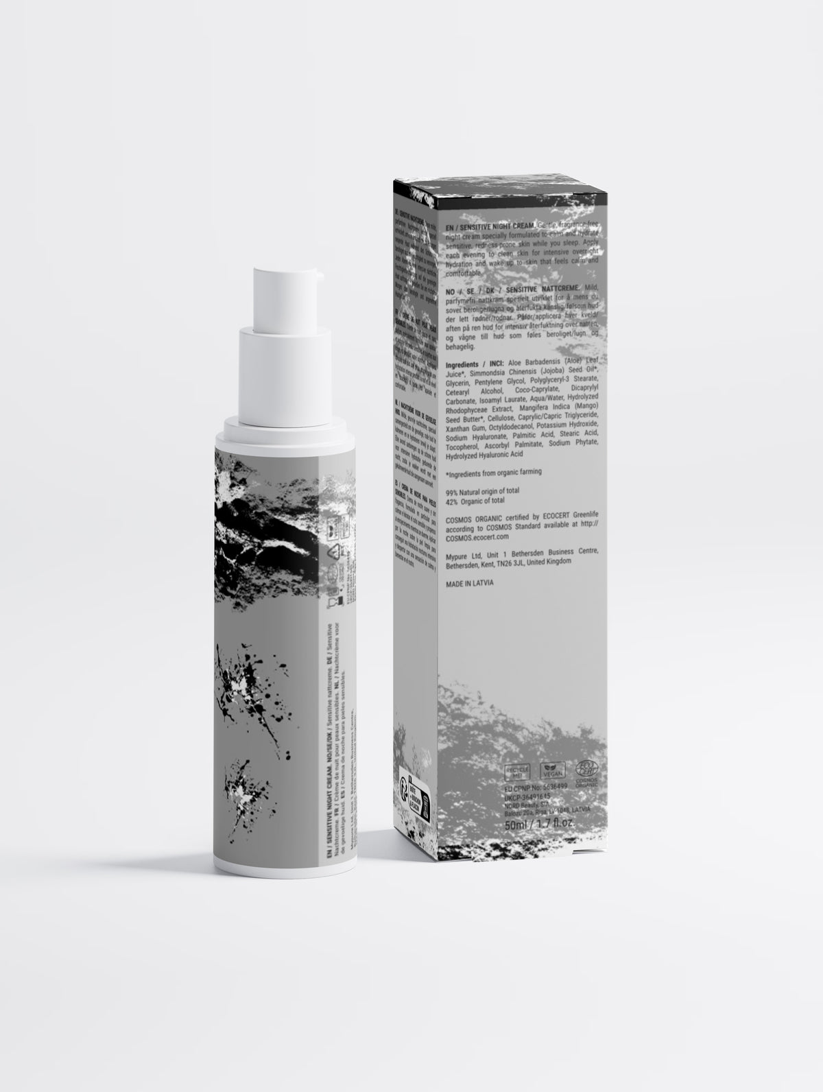 Crema de Noche para Piel Sensible