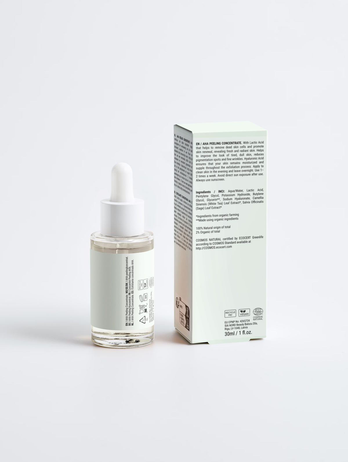 Concentrado Exfoliante AHA con Ácido Láctico