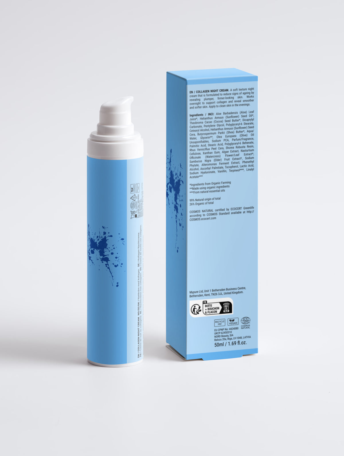 Crema de Noche Antiedad con Colágeno
